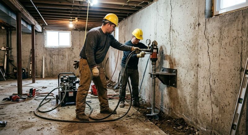 Basement Stabilization in Sarasota County, FL