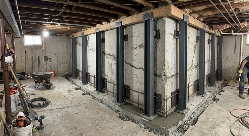 Basement Stabilization in Sarasota County, FL