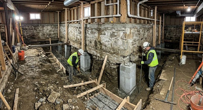 Basement Underpinning in Sarasota County, FL