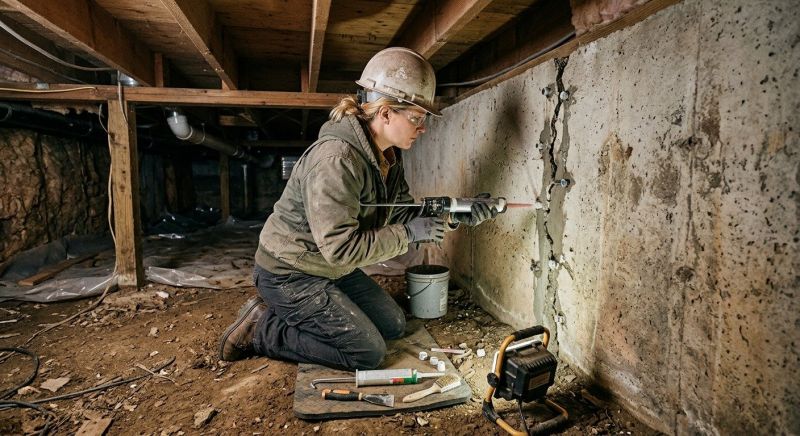 Cracked Foundation Repair in Ellenton, FL