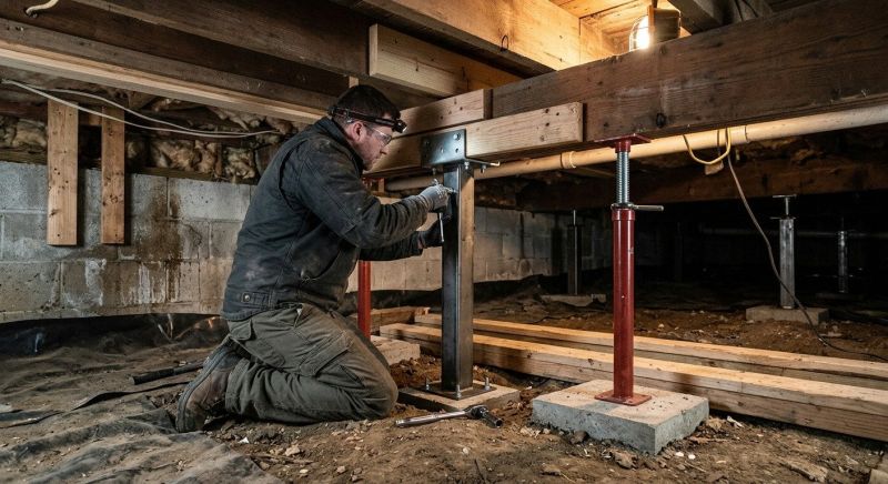 Crawlspace Structural Repair in Sarasota County, FL