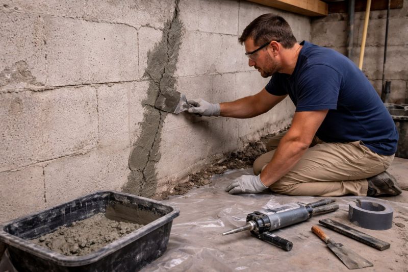 Foundation Crack Repair in Ellenton, FL