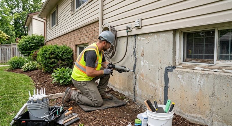 Foundation Crack Sealing in Sarasota County, FL