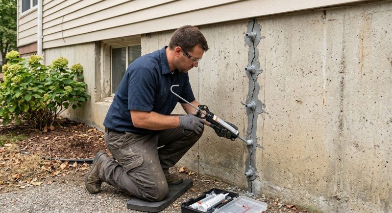 Foundation Crack Sealing in Sarasota County, FL