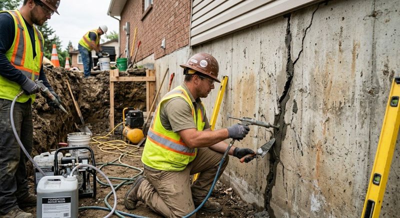 Foundation Cracks Repair in Sarasota County, FL