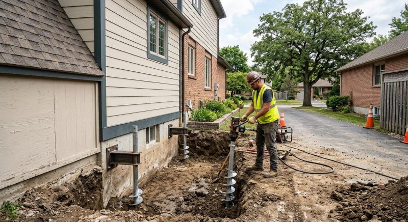 Helical Piers Installation in Sarasota County, FL