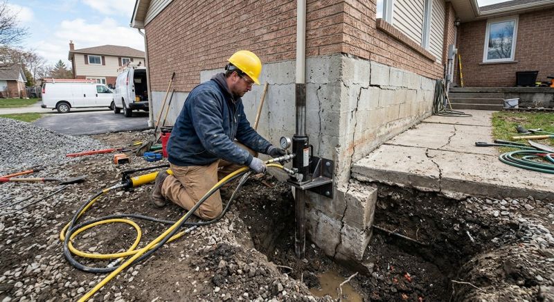 Sinking Foundation Repair in Parrish, FL
